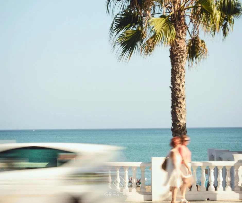 The Mijas coastline and golf-lined hills of the Costa del Sol