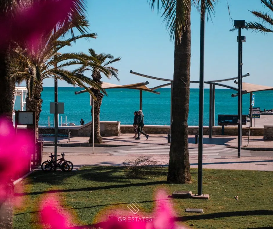 Sohail Castle above the Fuengirola coastline and marina